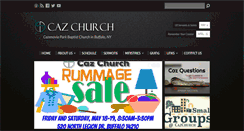 Desktop Screenshot of cazchurch.com